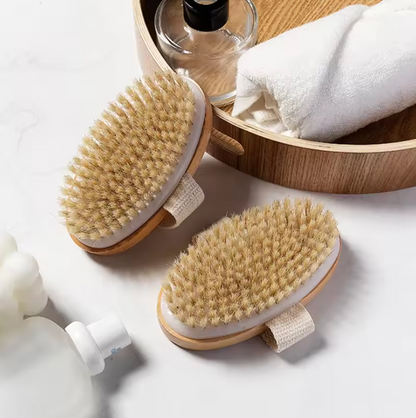 Spazzola esfoliante con setole naturali
